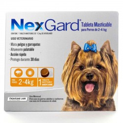 Nexgard 2 a 4kg - 1 comprimido