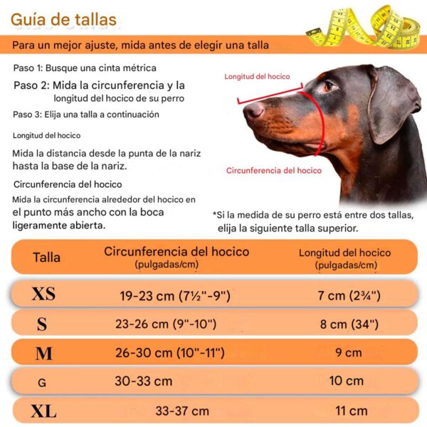 Bozal Goma dura tipo Canasta