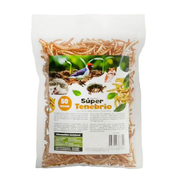 Tenebrios deshidratados 50g