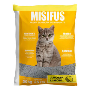 Misifus Limón 4kg - Arena Aglutinante