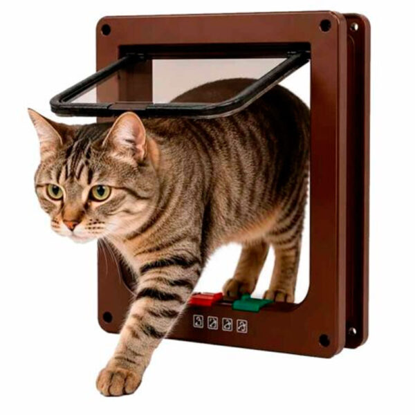 Puerta Abatible para Gatos Mediana